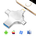 1TB 256G USB 3.0 Flash Drive Memory Stick Type C OTG Thumb For iPhone Android PC