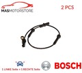 ABS SENSOR DREHZAHLFÜHLER PAAR VORNE BOSCH 0 986 594 625 2PCS P FÜR BMW 1,3,4