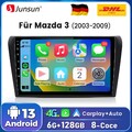 6+128GB LTE DAB+ Für Mazda 3 2003-2009 Android 13 Autoradio GPS Nav Carplay WIFI