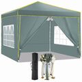 Faltpavillon Pavillon 3x3/3x6m Wasserdicht Festzelt UV-Schutz Gartenpavillon NEU