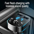 FM Transmitter Auto Bluetooth Kfz Radio Adapter,mit Dual USB Ladegerät für-Handy