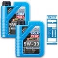 2x 1 Liter Liqui Moly Leichtlaufmotoröl Longtime High Tech 5W-30 2 Liter 1136