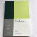 Semikolon 2023 Wochenkalender & Notizbuch Forest Kiwi A5 Hardcover