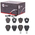 A.B.S. 8 BREMSBELÄGE SATZ VORNE passend für AUDI 100 S4 200 S6 C4 A8 4D