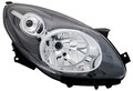 Scheinwerfer rechts für Renault Twingo 2 CN0 2007- Schwarz H4 + Motor LWR