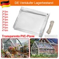Abdeckplane Wasserdicht Transparente Plane mit Ösen Fensterplane Schutzplane De