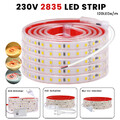 230V LED Stripe Streifen 2835 120LEDs/m Leiste Band Wasserdicht Selbstklebend DE