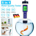 5 IN 1 Digital Wasser Qualität Tester Stift EC Ph Salzgehalt Temp Meter/Finder.