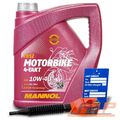 MANNOL 4 L LITER MOTORBIKE 4-TAKT MOTORÖL MOTOR-ÖL MOTOREN-ÖL