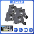 ieGeek 2K Überwachungskamera Aussen SOLAR Kabellose WLAN PIR-Bewegungserkennung