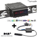 RetroSound Radiomodul Motor-6 DAB+ mit Black Display und DAB Antennensplitter