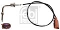 FEBI (109686) Abgastemperatursensor, Abgassensor vor Rußpartikelfilter für VW