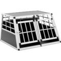 Hundetransportbox Auto Hundebox Aluminium Trapezform 70 x 90 x 50 cm