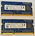 Kingston 8GB (2x 4GB) DDR3L SO-DIMM Notebook RAM – PC3L-12800S, 1600 MHz, 1Rx8
