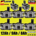 18V Akku für RYOBI One Plus Lithium RB18L50 P108 P104 P107 Batterie 12Ah 9Ah 8Ah