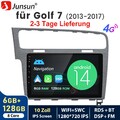 8-Kern DAB+ Für VW Golf 7 VII 2013-2017 Android 14 Autoradio Carplay GPS Navi 4G