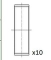 FAI AutoParts BB2073-025 Pleuellager für VW Touareg (7LA, 7L6, 7L7)