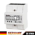 Drehstromzähler geeicht für DIN Hutschiene + 5(100)A 230/400V 3 Phasen 4 Draht