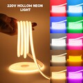 230V COB LED Streifen Stripe Lichtleiste Lichtband Licht AN/AUS Schlauch Außen