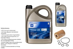 FEBI BILSTEIN Ölfilter 6L GM 5W-30 dexos2 Longlife für Opel Zafira B A05 1.7