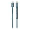 Hama USB-C - Lightning-Kabel "Fabriq" 2,0 m Dive Blue, Ladekabel, Blau
