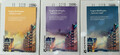 3er Set Briefmarken Hamburg Speicherstadt Gelb Lila Blau MH 132