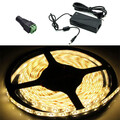 5m-20m LED Stripe Set 2835 SMD Band Leiste Streifen warm kalt/weiß Netzteil 12V