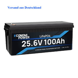 24V 100Ah LiFePO4 Lithium Batterie Akku BMS Solarbatterie Solaranlage Boot RV