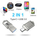 USB 3.0 32GB 64GB Type C OTG Flash Drive Waterproof Speicherstick Pen Drive