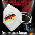 FFP2 Atemschutzmaske Mundschutz CE 2163 zertifiziert Rheinland Pfalz Wappen