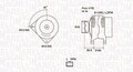 MAGNETI MARELLI LICHTMASCHINE GENERATOR 125A passend für DACIA DUSTER LOGAN