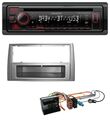 Kenwood MP3 CD USB Bluetooth DAB Autoradio für Peugeot 308 07-09 dunkelsilber