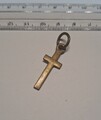 Anhänger Schmuck Mini Kreuz Golden Modeschmuck Charm