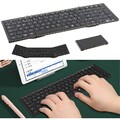 Callstel Faltbare Fullsize-Tastatur mit Bluetooth, Beleuchtung, Akku, QWERTZ