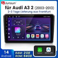 2+64G Android14 Carplay Für AUDI A3 8P 2003-2012 Autoradio GPS Navi WIFI DAB RDS