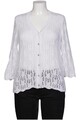 Peter Hahn Strickjacke Damen Cardigan Jacke Gr. EU 44 Baumwolle Weiß #bln8p3b
