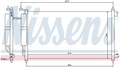 NISSENS Kondensator, Klimaanlage passend für NISSAN
