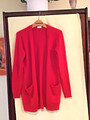 ROTE SAMT WEICHE STRICK JACKE GR S von VILA