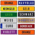 Bobbycar Kettcar Tretauto Namensschild Junior Kennzeichen Kidsplate 340x90mm