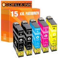 15er Set Patronen XXL für Epson Expression Home XP-302 XP-305 XP-312 GI1811-1814