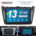 9" Carplay Autoradio Android 13 2+64G GPS NAV RDS IPS Für Mazda 6 GH GG 07-2012