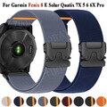 Für Garmin Fenix 8 E 7 7X 6 6X 5 5X Plus Tactix Epix Pro Quickfit Nylon Armband