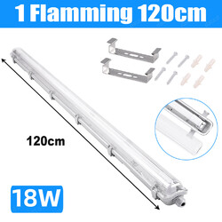 LED Feuchtraumleuchte Wannenleuchte Lampe Werkstatt 60/120/150cm inkl. T8 Röhre