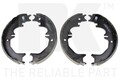 NK Bremsbackensatz Feststellbremse 2745844 für TOYOTA PRADO CRUISER 210 LAND 90