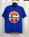 T-Shirt Ellesse Kurzarm Rundhals Blau Größe XL CR057 EE 19