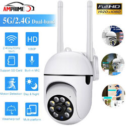 360° 1080P 5G FUNK WLAN WIFI IP NETZWERK CAMERA Outdoor AUßEN ÜBERWACHUNGSKAMERA