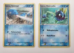 Seemops 56/95, Kanivanha 48/95, EX Team Magma vs. Team Aqua 2005 Pokemon Karten