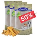 30 Kauknochen gefüllt mit Pansen ca. 15 cm Kausnack Hund Lyra Pet® MHD 10/2025