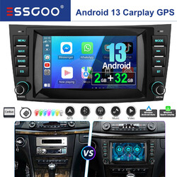 32G Carplay Android13 Autoradio Für Benz CLS E-Class W211 W219 GPS Navi WIFI RDS