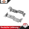 2x Kennzeichenhalter Rahmenlos Edelstahl Nummernschildhalter für 1 DE